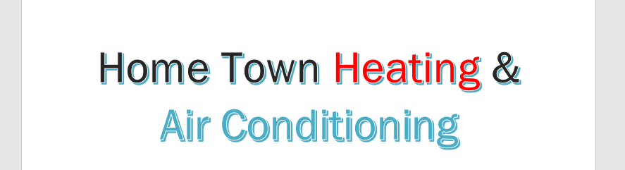 Hometown Heating and Air Logo